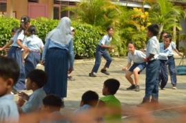 Sekolah bisa menjadi tempat bermain